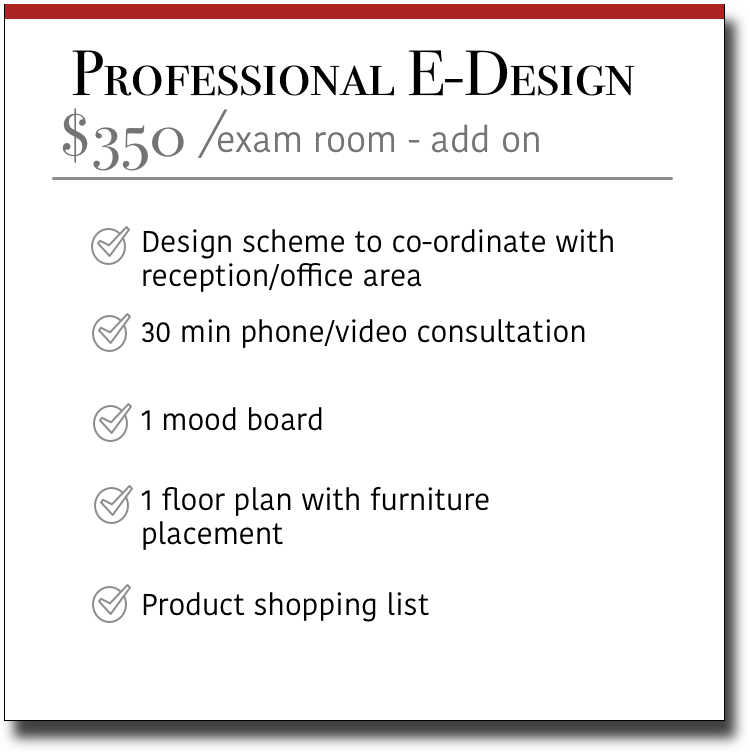 Professional E-Design Exam Room