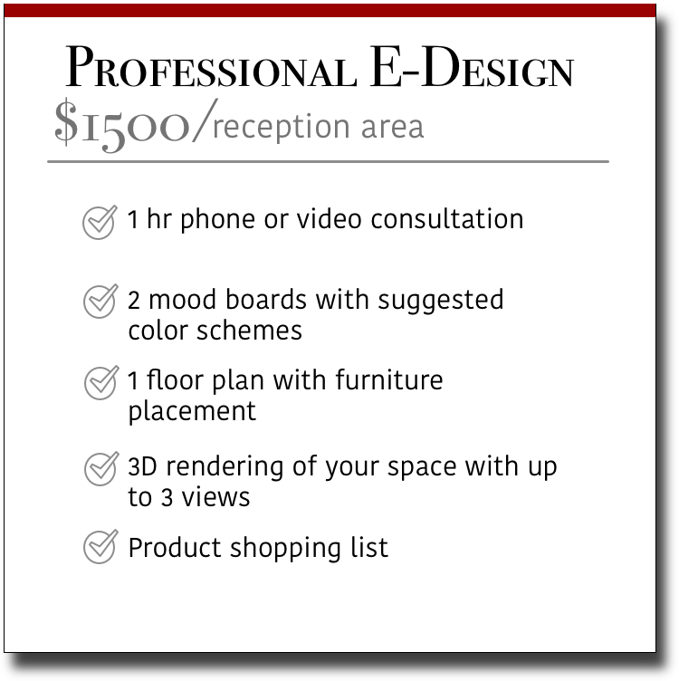 Professional E-Design Reception